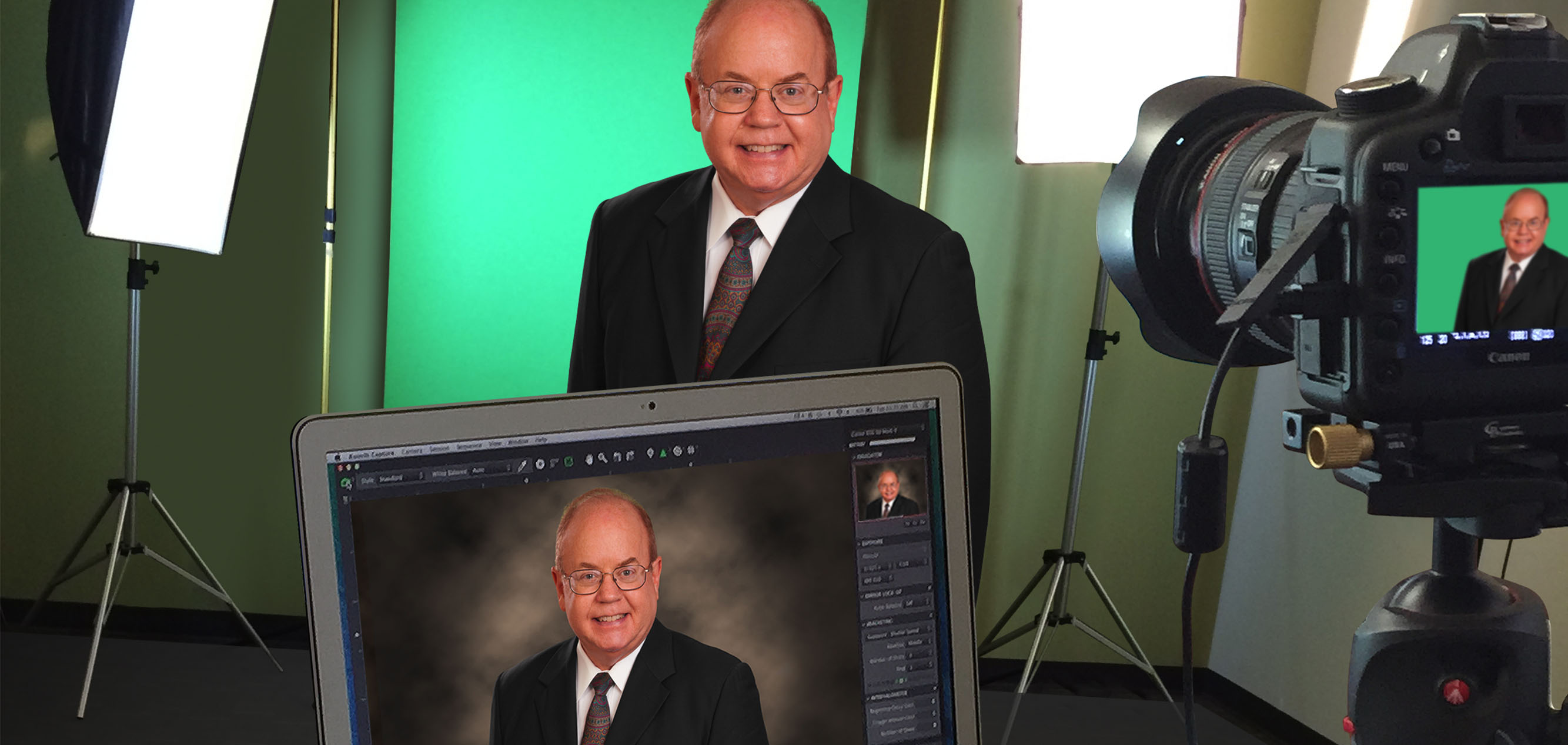business portraits of senior management personnel for a company website